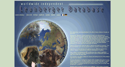 Desktop Screenshot of leonberger-database.com